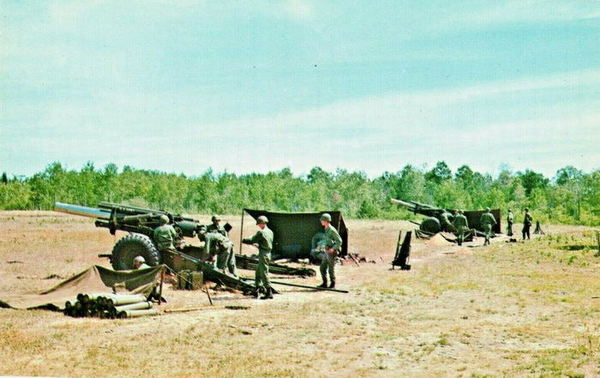 Camp Grayling - Old Postcard View